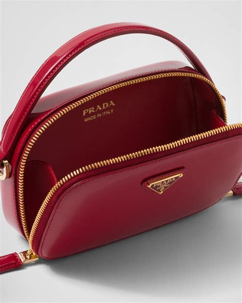 prada odette leather mini-bag